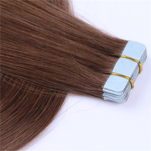 Wholesale 100% brazilian human hair tape in hair extension XS076